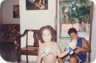 My cute parents came to visit us.